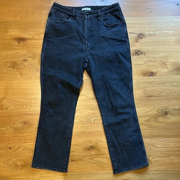 Good American Good Curve Black Jeans - Picture 1 of 7